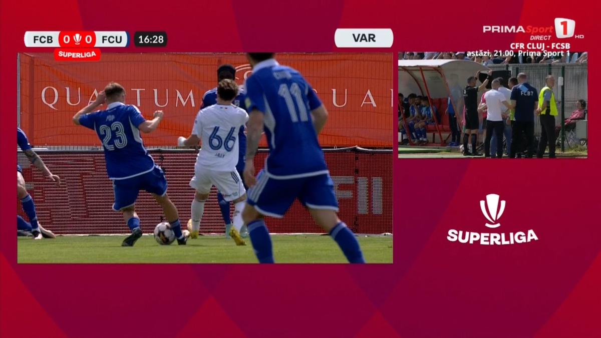 Arbitraj PRAF la Botoșani - FCU Craiova: penalty clar, întors cu VAR + eliminare ușoară