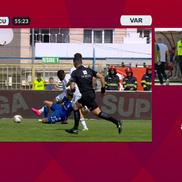 Iulian Călin a acordat un penalty în Botoșani - FCU Craiova, foto: captură Prima Sport