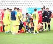 Luca Mihai, accidentat grav în Dinamo - Poli Iași