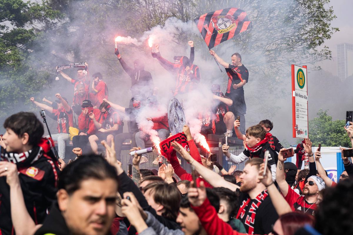 Bucurie imensă la Leverkusen la primul titlu din istoria clubului