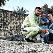 Alexandru Răuță, alături de familie în Israel / Sursă foto: Facebook