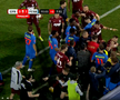 Scandal pe teren la CFR Cluj - FCSB