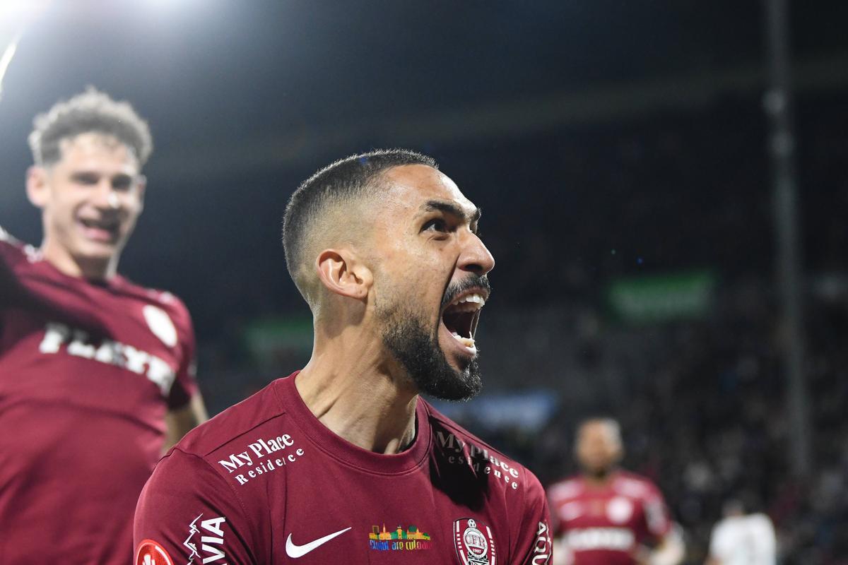Imagini de la CFR Cluj - Rapid / foto: Imago