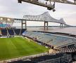 Stadionul Subaru Park, Statele Unite - situat lângă râul Delaware, cu vedere la Podul Commoder Barry