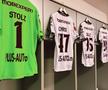 Imagini din vestiar, înainte de CFR Cluj - Rapid / Sursă foto: Facebook@ Rapid București
