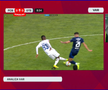 Aldair, eliminat în FC Botoșani - Oțelul, foto: captură Prima Sport