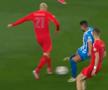 Faultul lui Vladimir Screciu asupra lui Vlad Chiricheș, în Craiova - FCSB 0-0