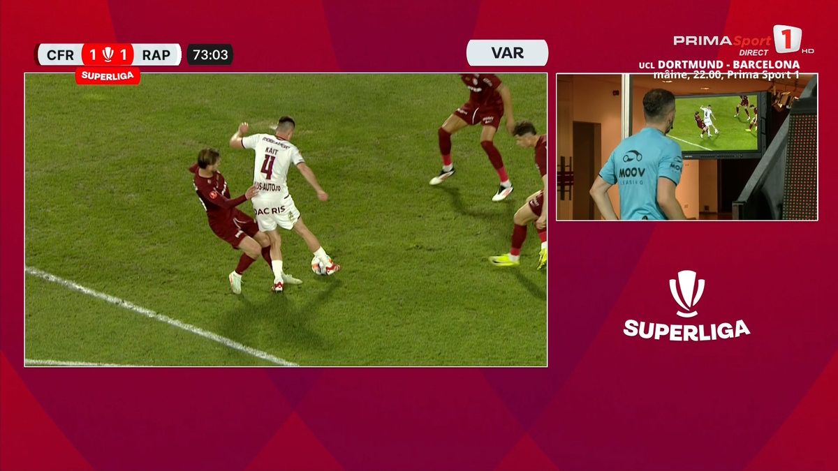 Fază halucinantă în CFR Cluj - Rapid