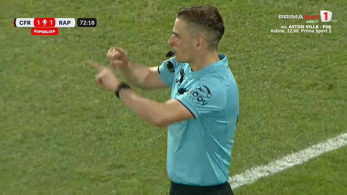 Fază halucinantă în CFR Cluj - Rapid