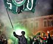 Fanii lui Sassuolo au sărbătorit în stradă promovarea în Serie A » Imagini superbe din centrul orașului