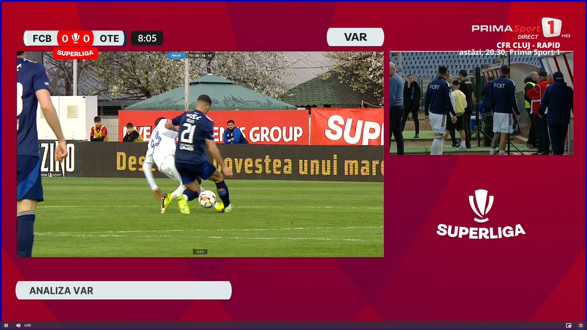 Aldair, eliminat în FC Botoșani - Oțelul