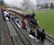 Stadionul Janosovska, Slovacia - stadion care este tranzitat de o cale ferată, fiind deseori văzut trenul între teren și tribune