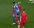 Faultul lui Vladimir Screciu asupra lui Vlad Chiricheș, în Craiova - FCSB 0-0
