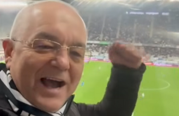 Direct de pe stadion, Emil Boc a avut un mesaj după U Cluj - Universitatea Craiova 4-0