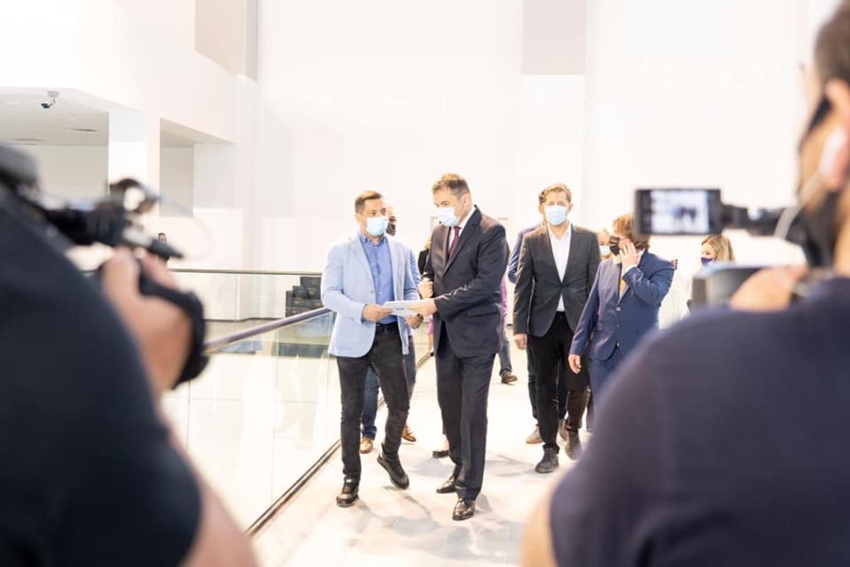 Inaugurare Complex Olimpic de Natație Otopeni / FOTO: Facebook @MinisterulLucrarilorPublice