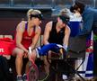 Simona Halep s-a accidentat în timpul partidei cu Kerber de la Roma. FOTO: Jimmie48 Tennis Photography