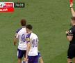 Danny Henriques, fundașul central de la FCU Craiova, a scăpat de eliminare în timpul meciului câștigat cu FC Argeș (2-1), după consultarea VAR.