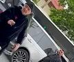 Cum a fost surprins Gigi Becali înaintea derby-ului cu CFR Cluj » A ieșit cu sacoșa de rafie din bancă, însoțit de Luțu