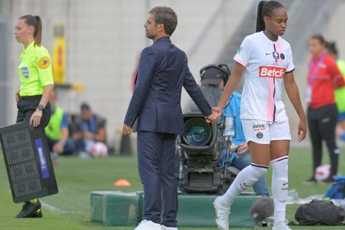 Didier Ollé-Nicolle și Marie-Antoinette Katoto, la PSG Foto: Imago