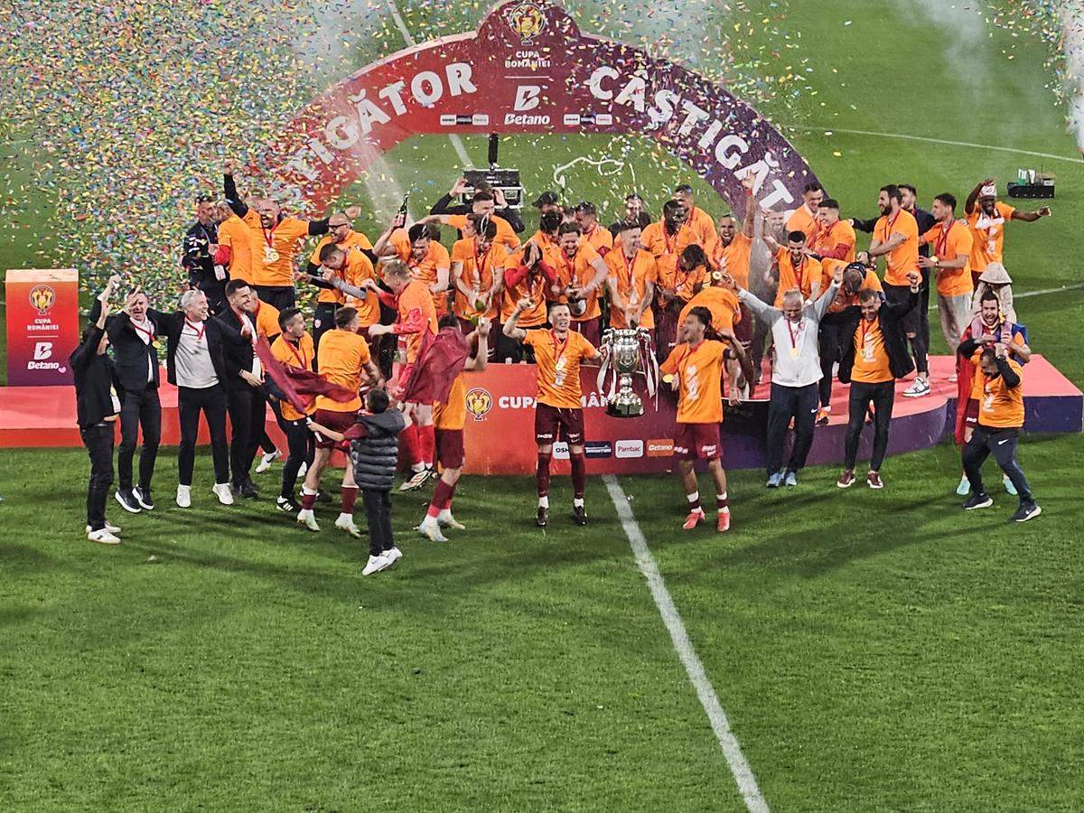 CFR Cluj - Hermannstadt, finala Cupei României 2025, imagini din meci