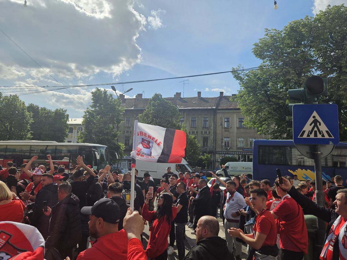 Imagini înainte de CFR - Hermannstadt, finala Cupei României
