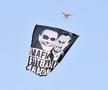 Ultrașii lui UTA Arad au protestat la finala Cupei cu ajutorul unei drone