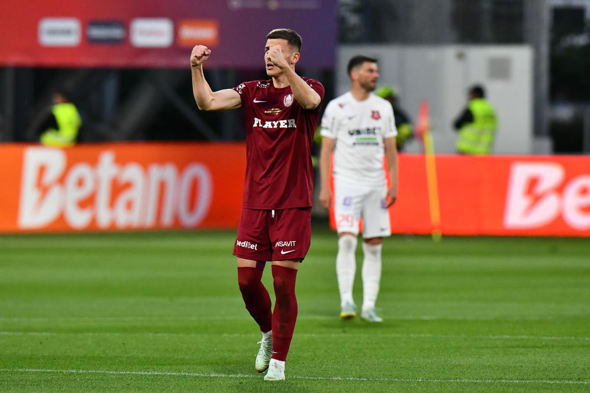 CFR Cluj - Hermannstadt 3-2: Prima Cupă a lui Dan! Trofeul revine în Gruia după 9 ani! Finală tensionată și captivantă la Arad