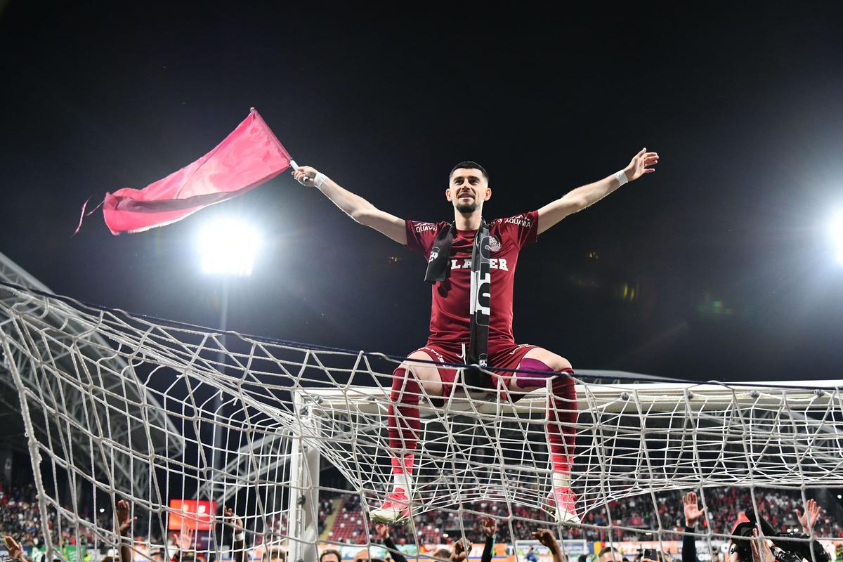 CFR Cluj - Hermannstadt 3-2: Prima Cupă a lui Dan! Trofeul revine în Gruia după 9 ani! Finală tensionată și captivantă la Arad