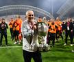 Dan Petrescu, după ce CFR Cluj a câștigat Cupa României în finala cu Hermannstadt // foto: Cristi Preda