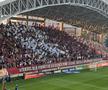 Protest cu drona la CFR Cluj - Hermannstadt: ce scria pe pânza fluturată pe deasupra stadionului