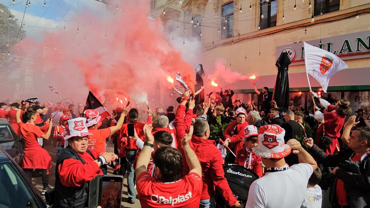 Imagini înainte de CFR - Hermannstadt, finala Cupei României