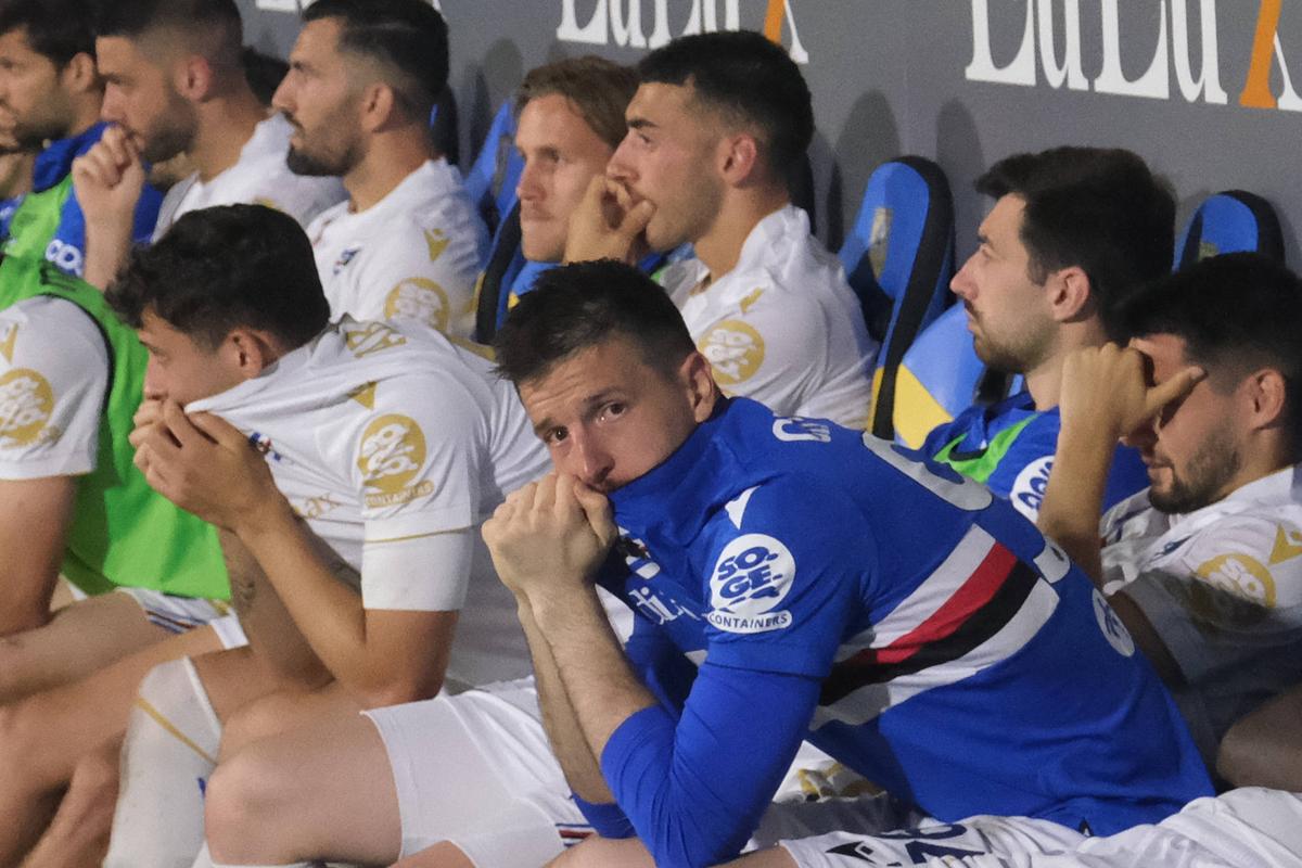 Sampdoria, una dintre echipele de tradiție ale Italiei, a retrogradat în Serie C / foto: Imago