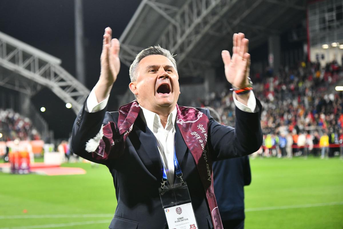 CFR Cluj - Hermannstadt 3-2: Prima Cupă a lui Dan! Trofeul revine în Gruia după 9 ani! Finală tensionată și captivantă la Arad