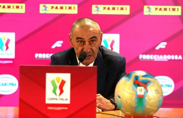 Maurizio Sarri nu s-a abținut după ce a fost învins de Cristi Chivu în finala Cupei: „O echipă puternică, dar și noi i-am ajutat”