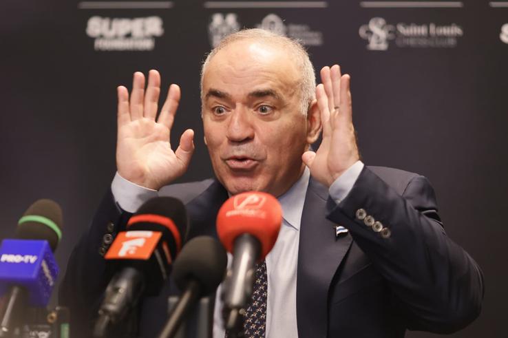 Garry Kasparov, la București. Foto: Cristi Preda