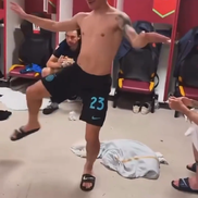 Nicolo Barella, dans viral după câștigarea Cupei // Captură foto: Instagram