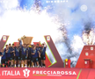 Sărbătoarea lui Inter la câștigarea Cupei Italiei/ foto: captură Youtube