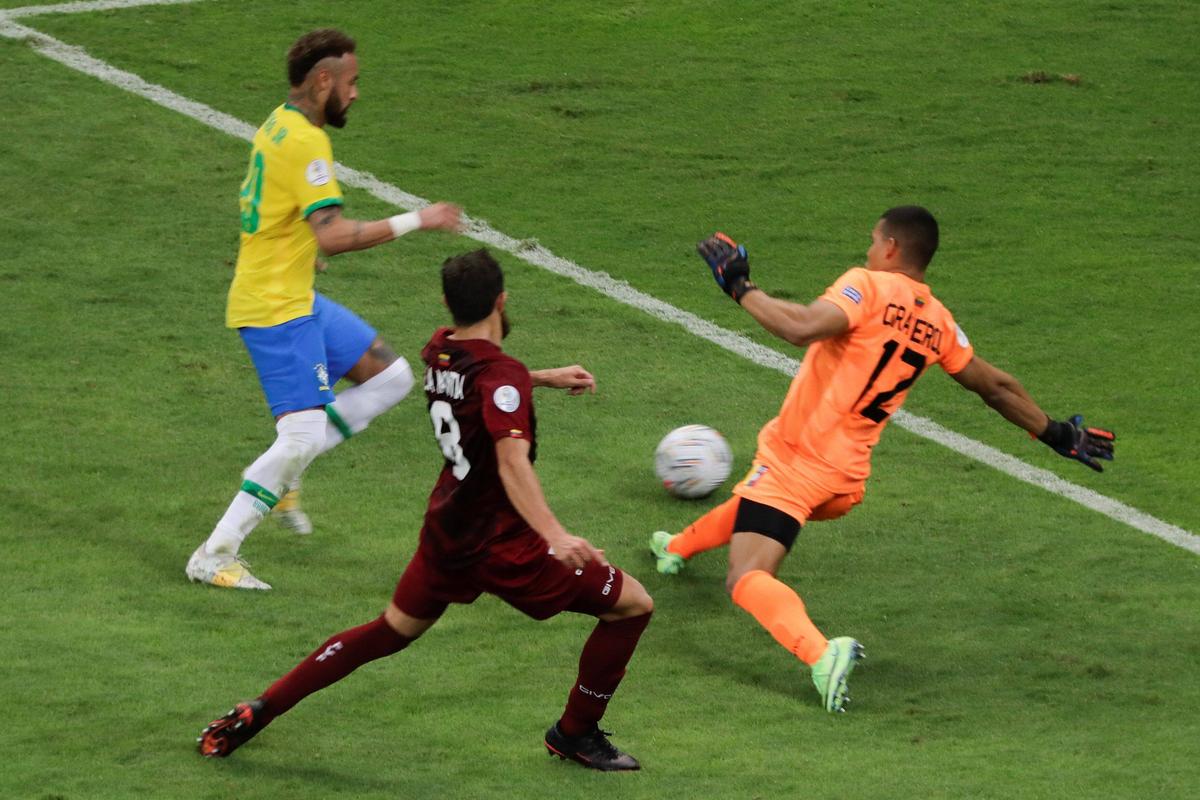 Brazilia, start în forță în Copa America! Neymar a făcut show: gol și pasă de gol