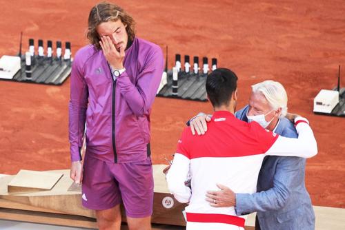 Stefanos Tsitsipas a fost învins de Novak Djokovic în finala Roland Garros // foto: Guliver/gettyimages