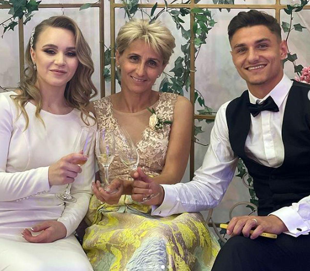 Fiul lui Ionel Ganea e în al nouălea cer » George și Mălina au făcut nunta! Imagini de la ceremonie