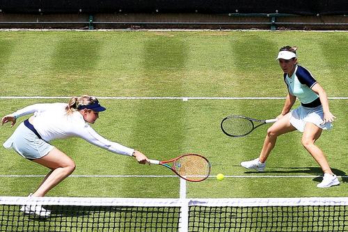 Donna Vekic și Simona Halep // foto: Guliver/gettyimages