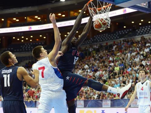 Nikola Jokic într-un meci de la CM U19 din 2013 Foto Imago