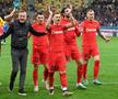 Joonas Tamm, primul din dreapta, pe vremea când juca la FCSB Foto: Imago Images