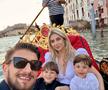 Neluț Roșu și familia în Veneția