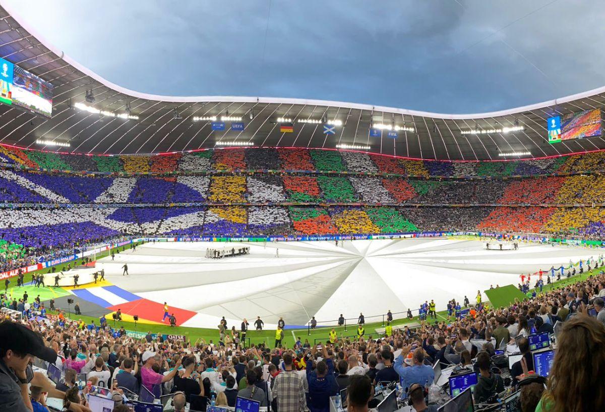 Germania - Scoția, partida inaugurală de la Campionatul European (festivitatea de deschidere)