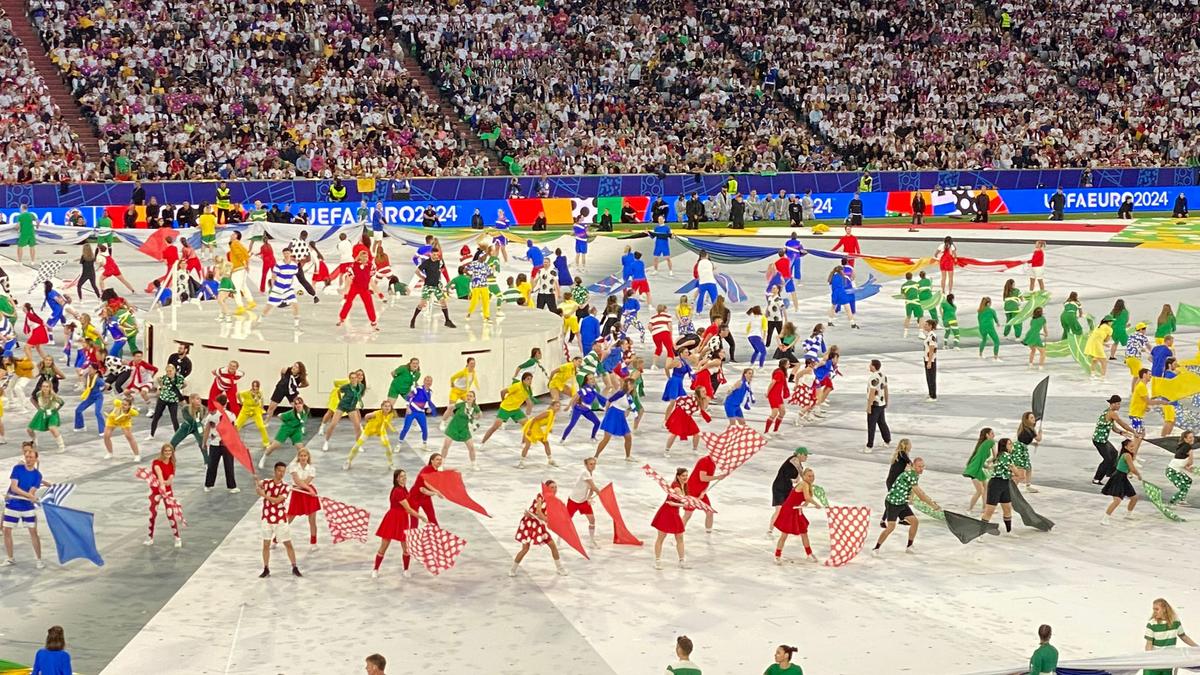 Germania - Scoția, partida inaugurală de la Campionatul European (festivitatea de deschidere)