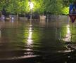 Străzile din jurul Arenei Naționale s-au inundat după furtuna de joi seara / foto: Remus Dinu (GSP)