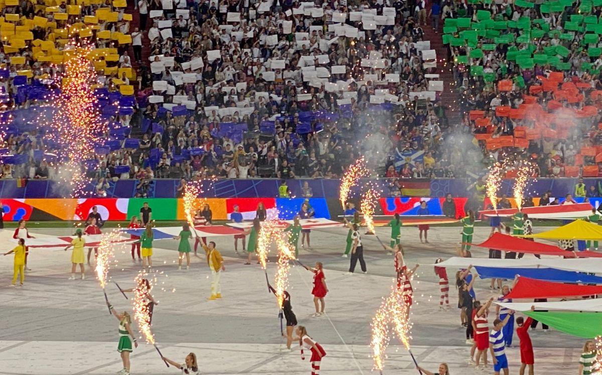 Germania - Scoția, partida inaugurală de la Campionatul European (festivitatea de deschidere)