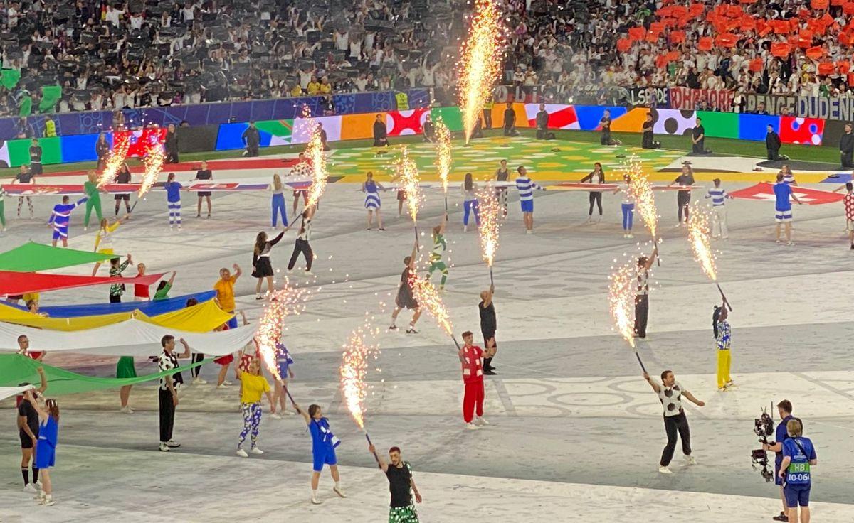 Germania - Scoția, partida inaugurală de la Campionatul European (festivitatea de deschidere)