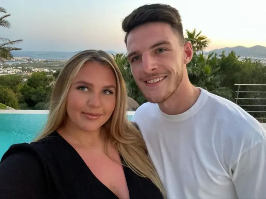 Declan Rice și Lauren Fryer De ce Anglia?